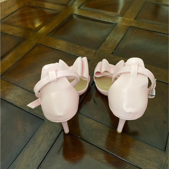 Pink Bow Heels Sandals 8.5 - Picture 7 of 10